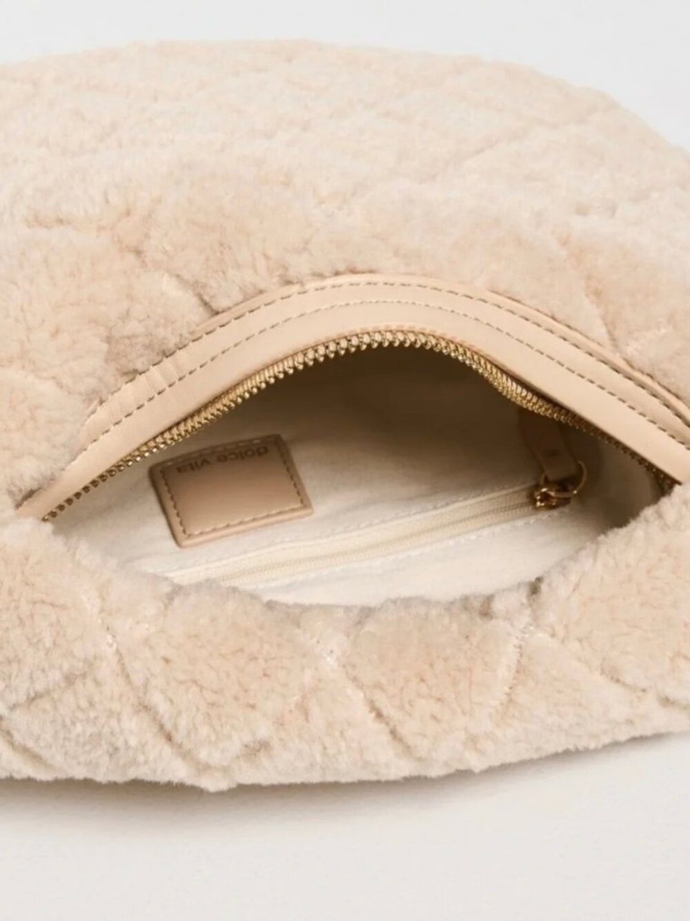 NWT Dolce Vita Frankie Faux Fur Satchel - Picture 13 of 16